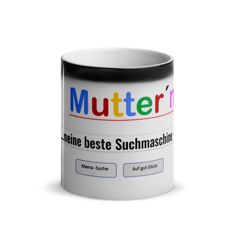 Glnzende Zaubertasse Geschenk zum Muttertag Beste Suchmaschine